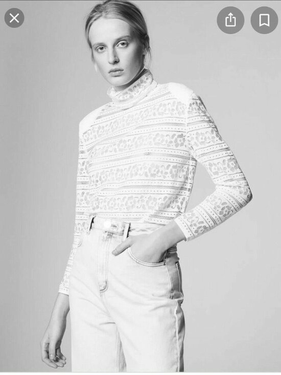 Sandro Paris Tops - Sandro Paris Hamia White Lace Top